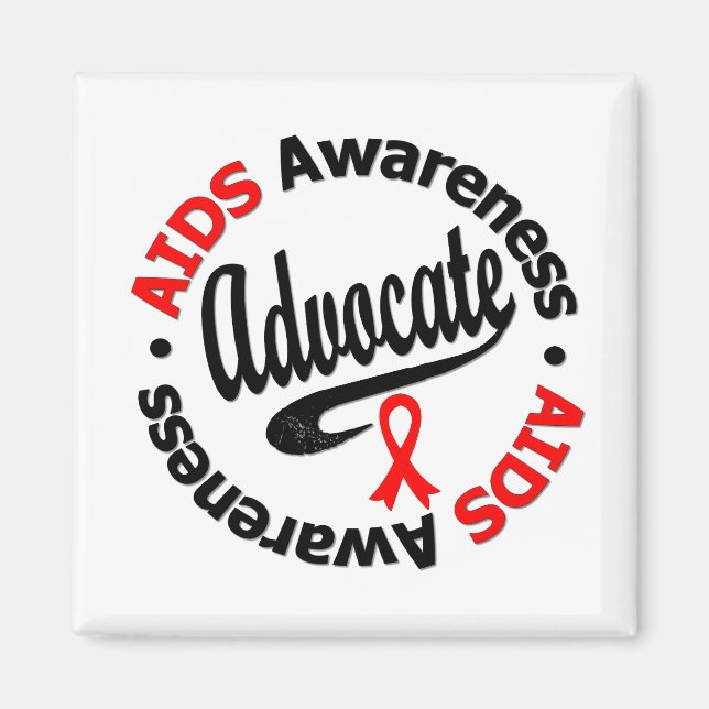 AIDS Advocate Magnet (Framsidan)