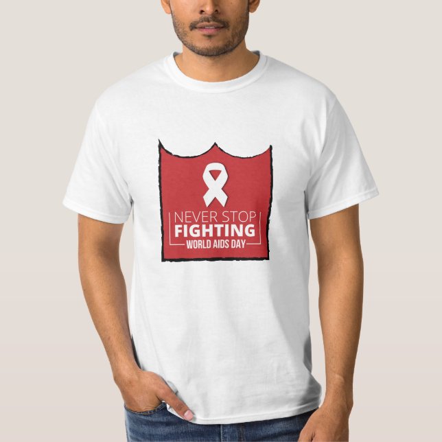 Aids day T-shirts design (Framsida)