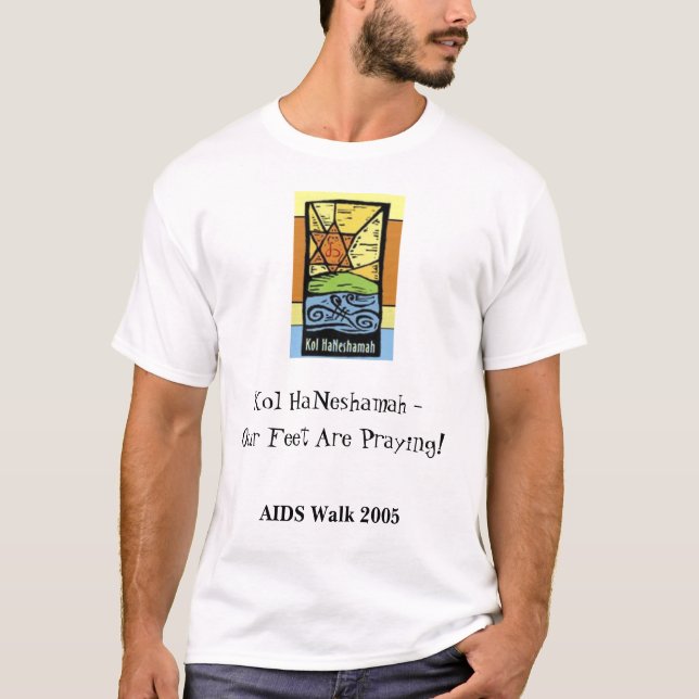 AIDS går T-tröja 2005 T-shirt (Framsida)