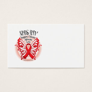 AIDS-/HIVfjäril 3 Visitkort