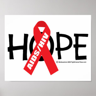 AIDS-/HIVhopp Poster