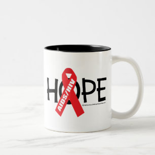 AIDS-/HIVhopp Två-Tonad Mugg