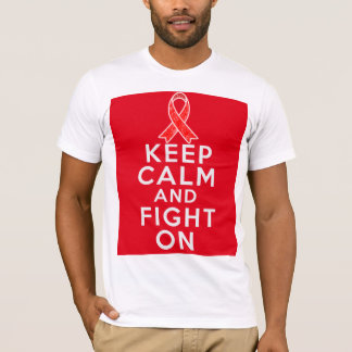 AIDSbehållalugn och slagsmål på Tee Shirt