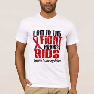 AIDSHIV i vännen för slagsmål 1 Tee Shirt