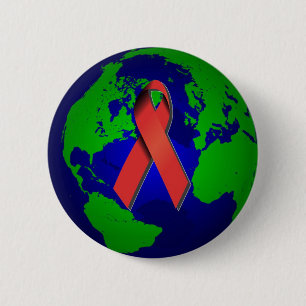 AIDSmedvetenhet för alla Knapp