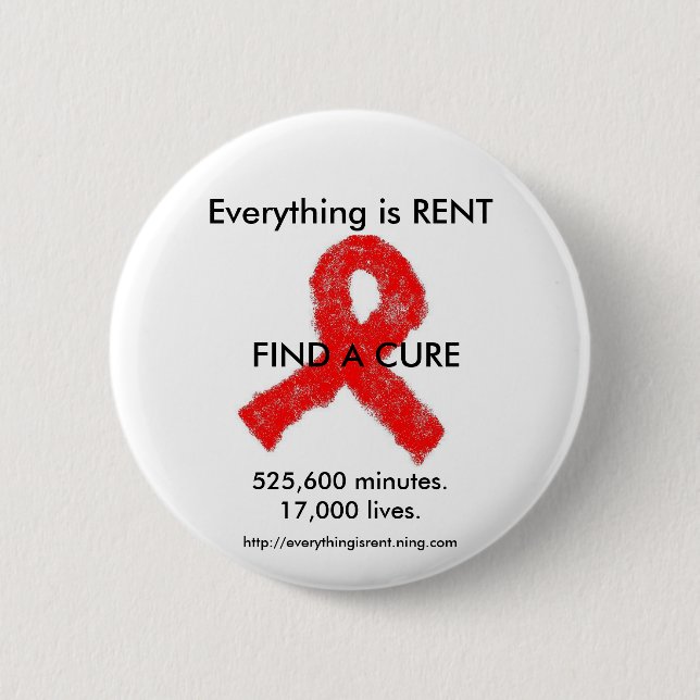 AIDSmedvetenheten knäppas Knapp (Framsida)