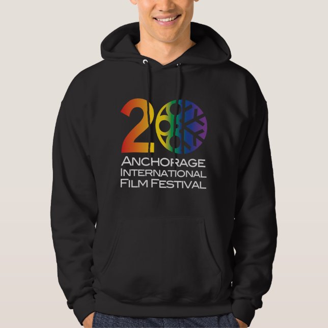 AIFF 20-årsdagen Rainbow Hoodie (Framsida)