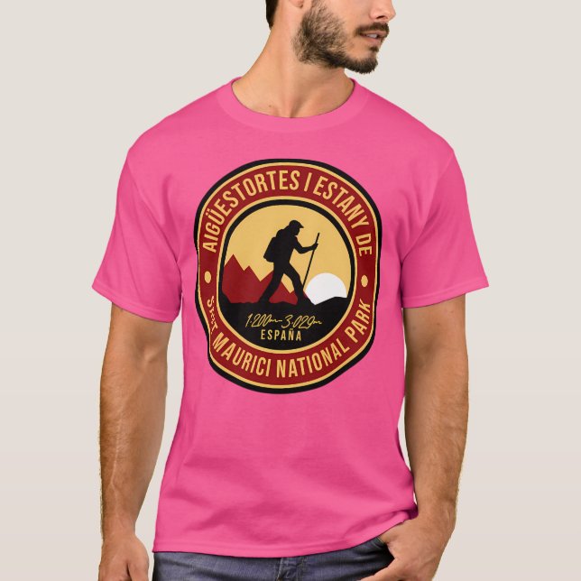 Aigestortes Estany Stany De Sant Maurici Spain Act T Shirt (Framsida)