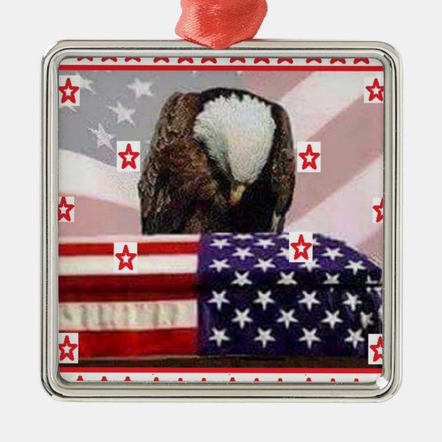 AIGLE USA.png Julgransprydnad Metall (Framsidan)