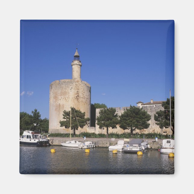 Aigues Mortes, Rhone och Sete Canal, Gard Magnet (Framsidan)