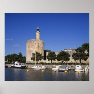 Aigues Mortes, Rhone och Sete kanal, Gard, Poster