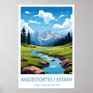 Aigüestortes I Estany De Sant Maurici nationalpark Poster