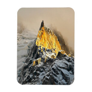 Aiguille des Deux Aigles soluppgång, Chamonix Magnet