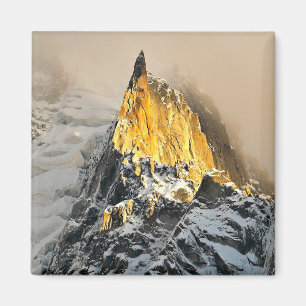 Aiguille des Deux Aigles soluppgång, Chamonix Magnet