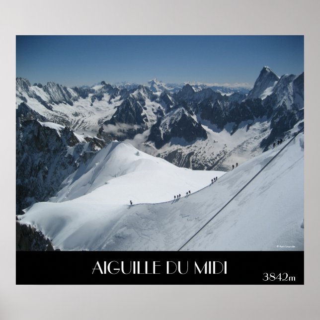 AIGUILLE DU MIDI, 3842m Poster (Framsidan)