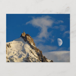 Aiguille du Midi Franska Alperna Frankrike Vykort