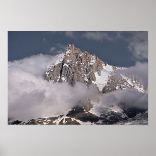 Aiguille du Midi i Frankrike Poster