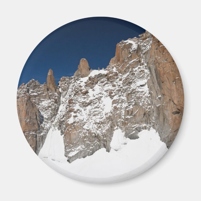 Aiguille du Midi - Mont Blanc Magnet (Framsidan)