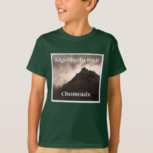 Aiguille du Midi, Mont Blanc Mountain T Shirt