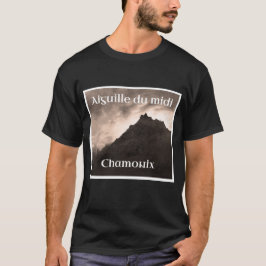 Aiguille du Midi, Mont Blanc Mountain T Shirt