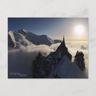 Aiguille du Midi och Mont Blanc Vykort