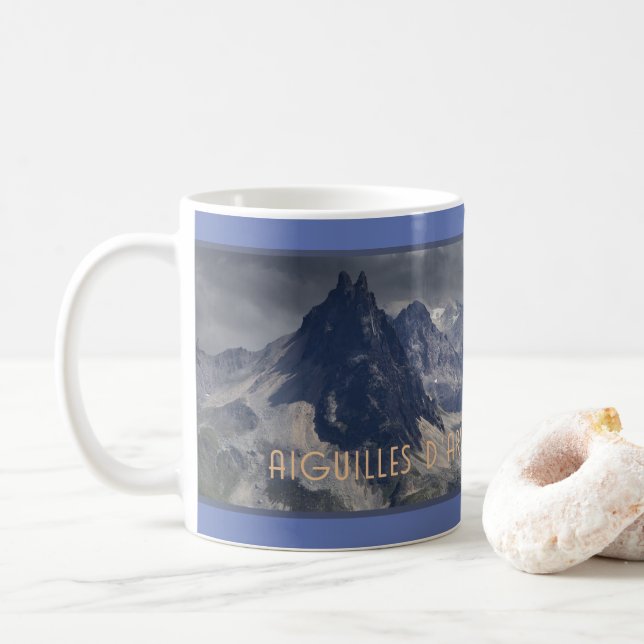 Aiguilles d'Arves, Savoie, Frankrike Kaffemugg (Med munk)