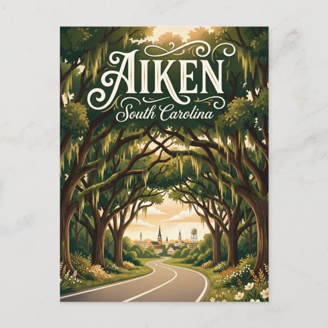 Aiken USA Vykort (Framsida)