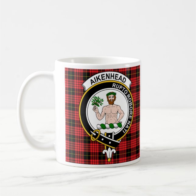 Aikenhead Klan Badge Coffee Mugg - Storlek 11oz (Vänster)