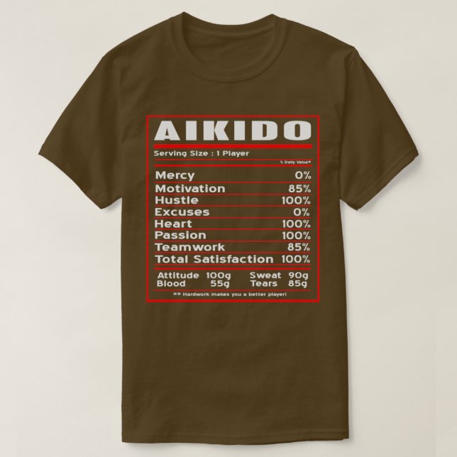 Aikido 9 t shirt (Design framsida)