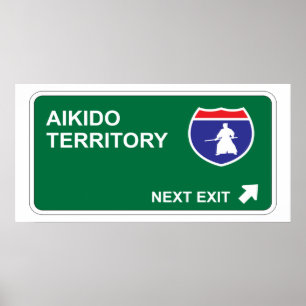 Aikido därefter går ut poster