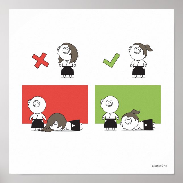 Aikido - Dojo Rule #4 Poster (Framsidan)