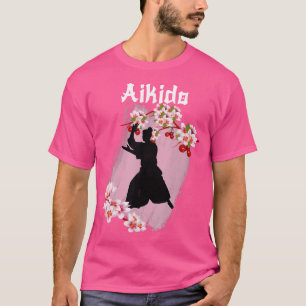Aikido Japan Cherry Blommar Japansk martial Art A T Shirt