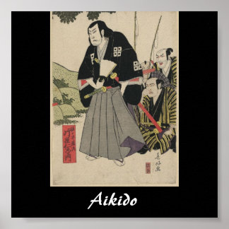Aikido Japansk martial konst Poster
