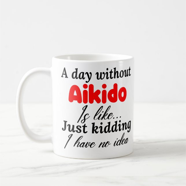 aikido kaffemugg (Vänster)