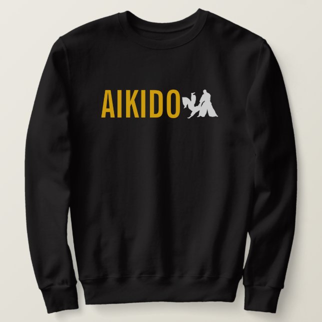 Aikido Lång Ärmad Tröja (Design framsida)