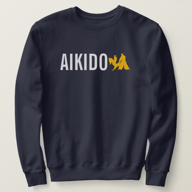 Aikido Lång Ärmad Tröja (Design framsida)