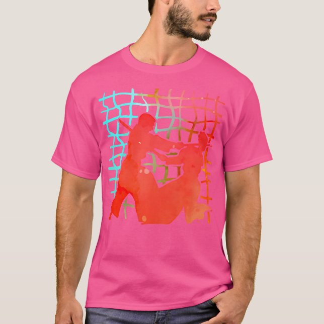 Aikido Martial Arts Kanji Martial Arts T Shirt (Framsida)