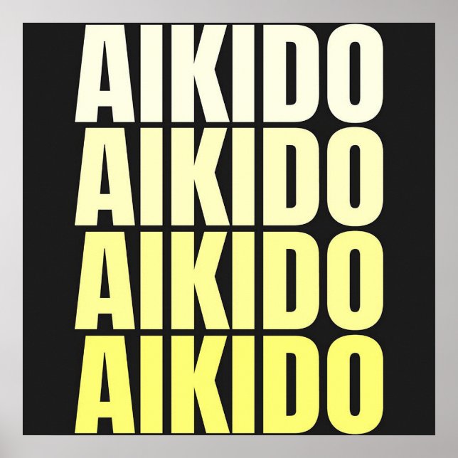 AIKIDO | Martialkonst Poster (Framsidan)