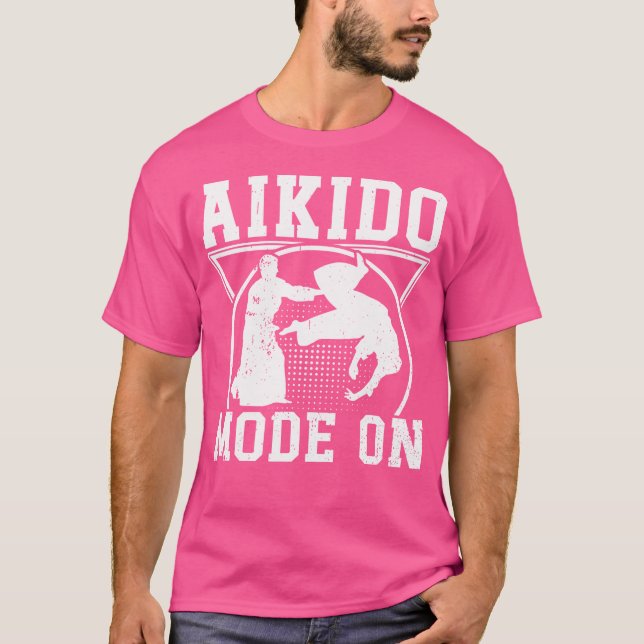 Aikido Mode på japansk aikido T Shirt (Framsida)