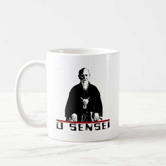 Aikido Morihei Ueshiba O'Sensei Mugg (Vänster)