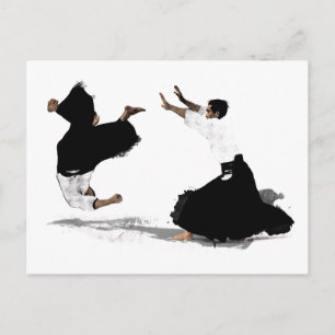 Aikido nage vykort