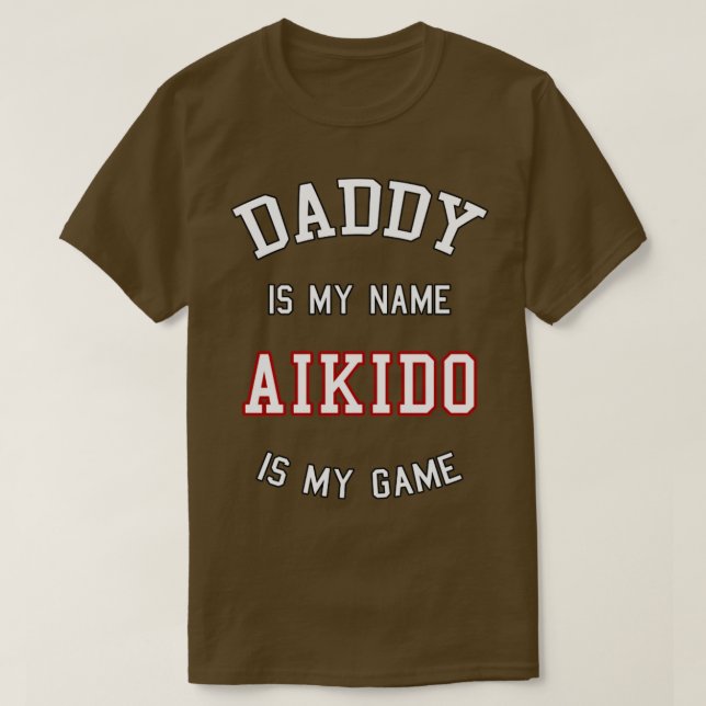 Aikido Pappa Gift T Shirt (Design framsida)