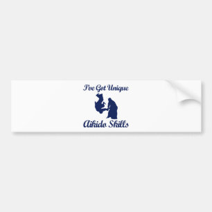 aikidokampsportdesigner bildekal