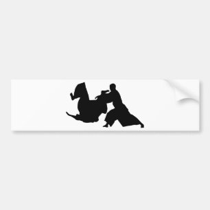 AikidoSilhouette Bildekal