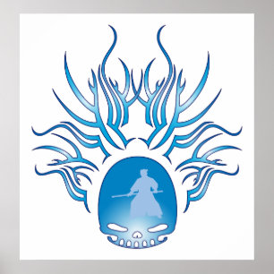Aikidoskalle Poster