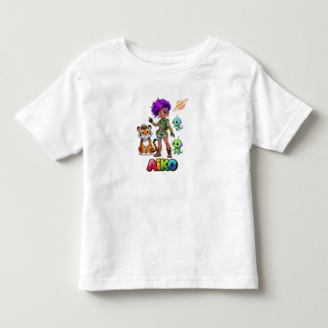 AiKo Beats™ AiKo & Friends Adventure T Shirt (Framsida)