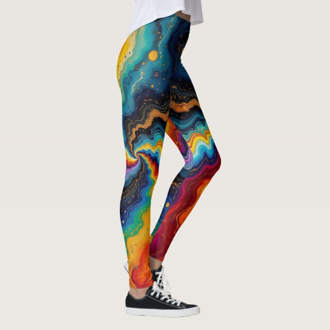🌈 AiKo Beats™ Leggings V1 (Höger)