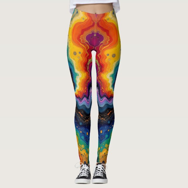 🌈 AiKo Beats™ Leggings V2 (Framsida)