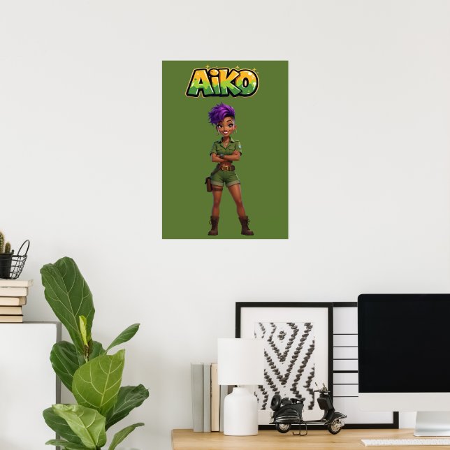 AiKo Beats™ Safari AiKo Explorer Poster (Hemmakontoret)