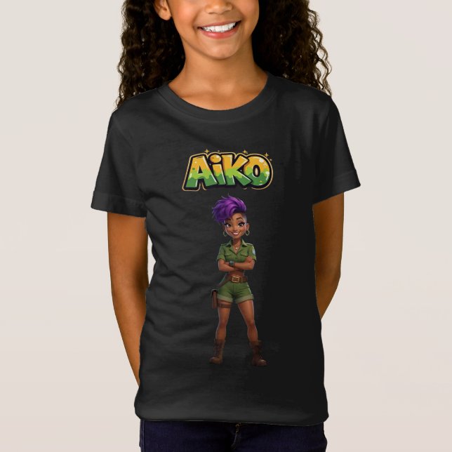 AiKo Beats™ Safari AiKo Explorer T Shirt (Framsida)
